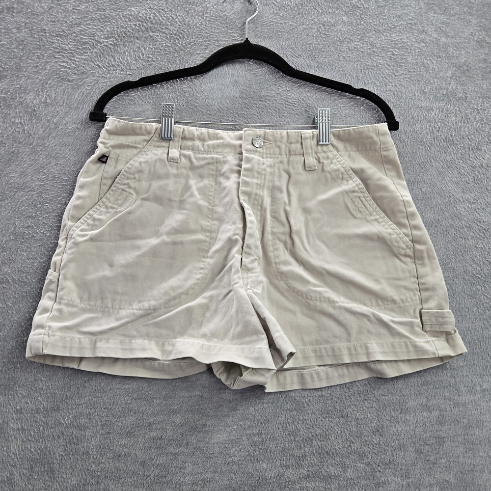 Polo Jeans Co. Ralph Lauren Women Shorts 10 Beige Chino Twill 2.5" Inseam